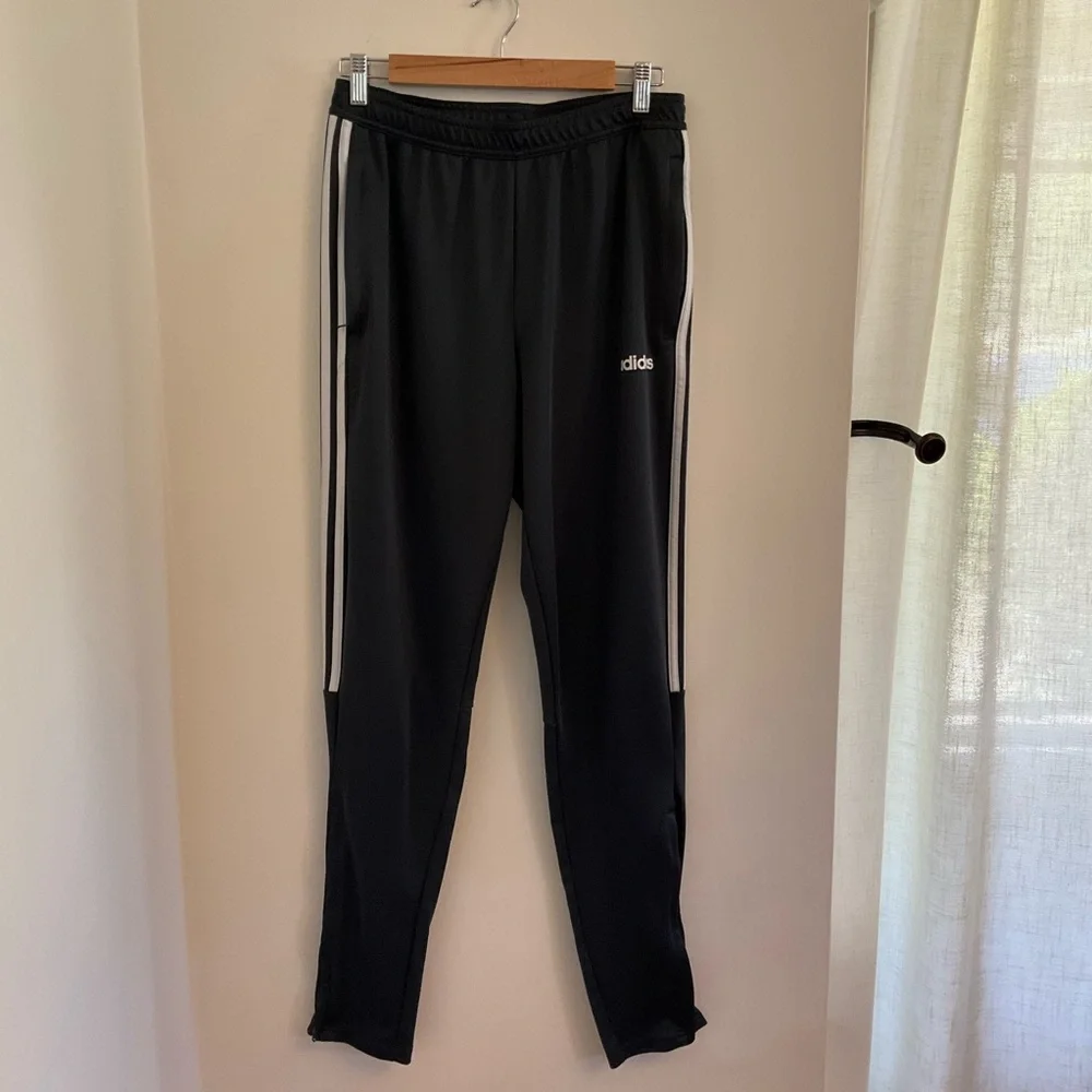 Adidas Dark Charcoal Men’s Sereno 19 Training pants, Sz M Tall